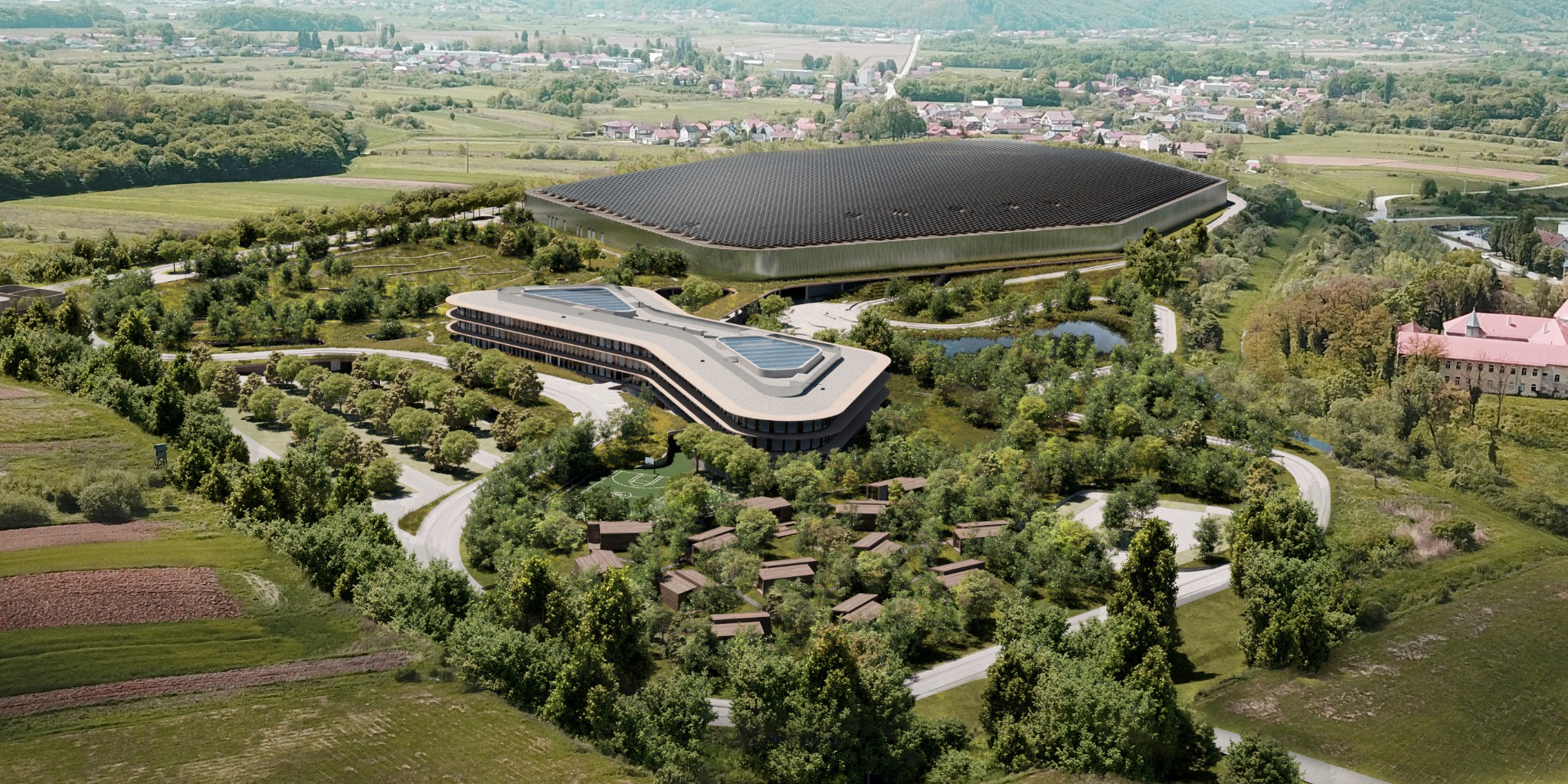 RIMAC kampus – pogled iz zraka